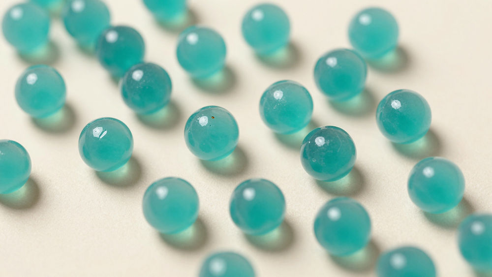 Colorful gel freshie beads